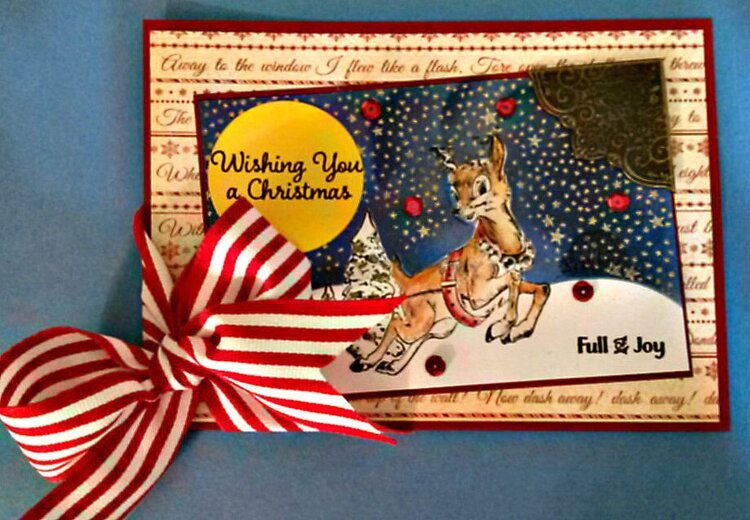 Reindeer  Card