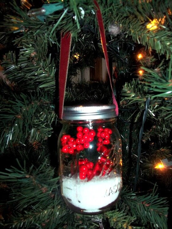 Canning jar ornaments