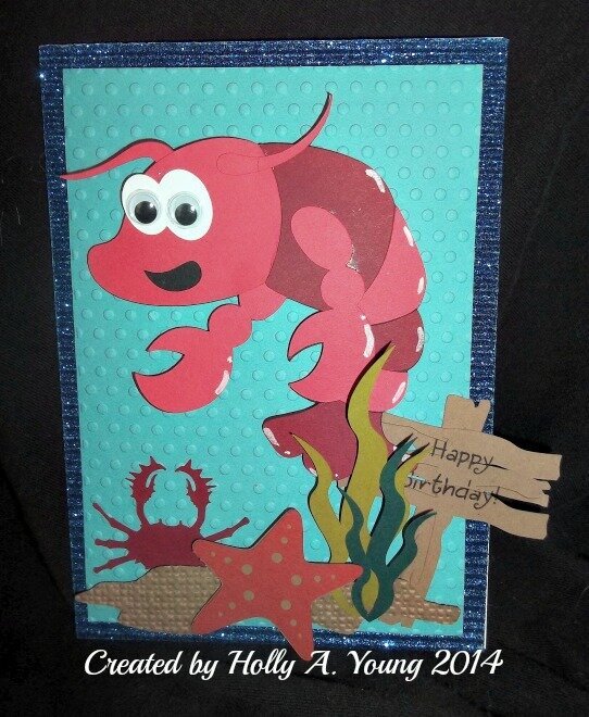 Lobster card for grandson