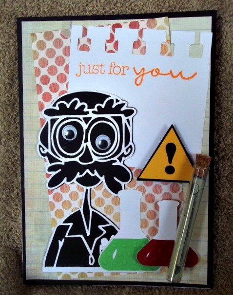 Mad Scientist Birthday card