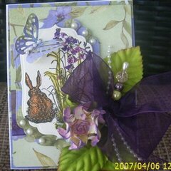 LaBlanche bunny card