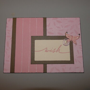 &quot;Butterfly Wish&quot; Card