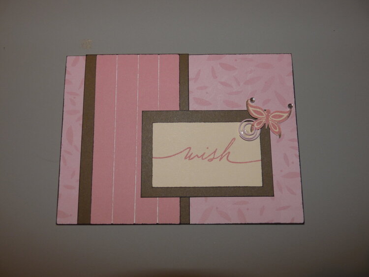 &quot;Butterfly Wish&quot; Card