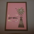 "Get Well Flowers" Card