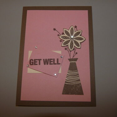 &quot;Get Well Flowers&quot; Card