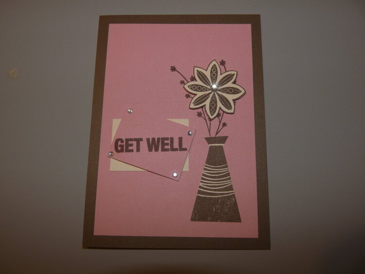 &quot;Get Well Flowers&quot; Card