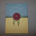 "Textured Flower" Card