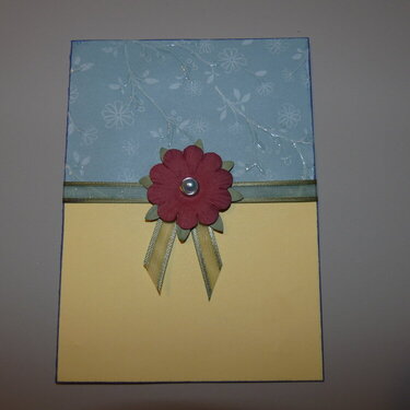 &quot;Textured Flower&quot; Card