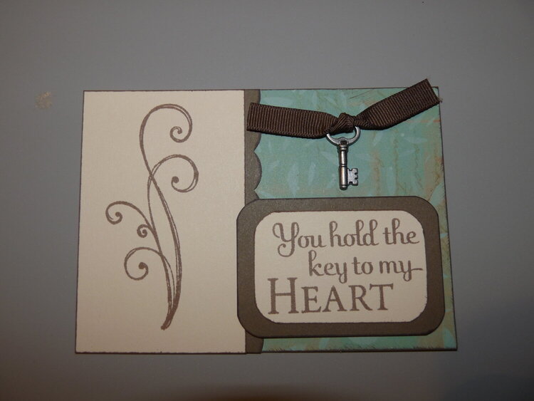 &quot;Key to My Heart&quot; Card