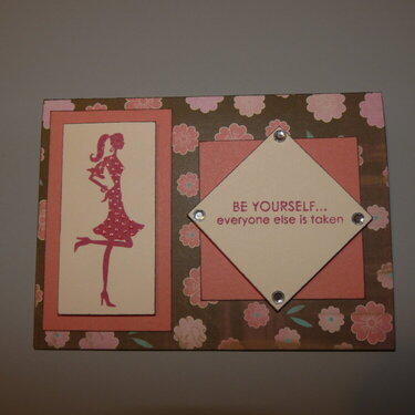&quot;Be Yourself&quot; Card 1