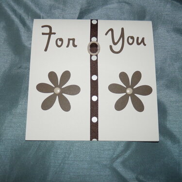 &quot;For You&quot; Birthday Card