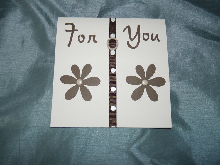 &quot;For You&quot; Birthday Card