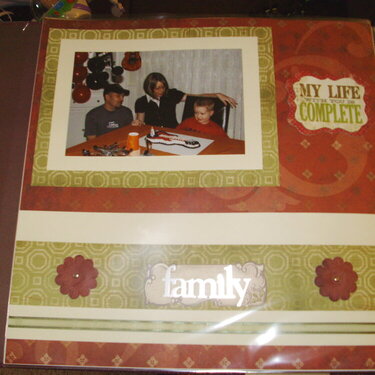 Family Scrapbook Page 6