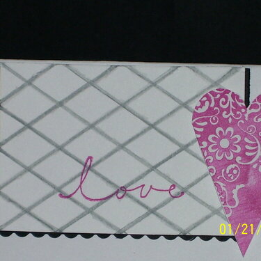 Valentine &quot;Love&quot; card