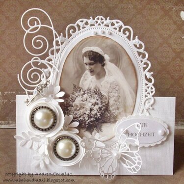 Wedding card - vintage