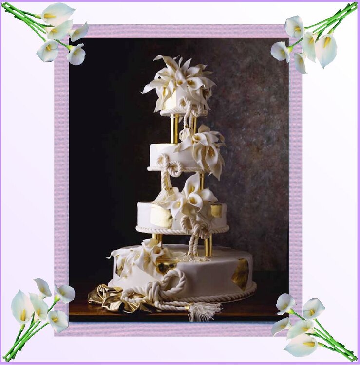 WEDDING CAKE www.piecesofyoudesigns.com