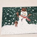 snowman card swap
