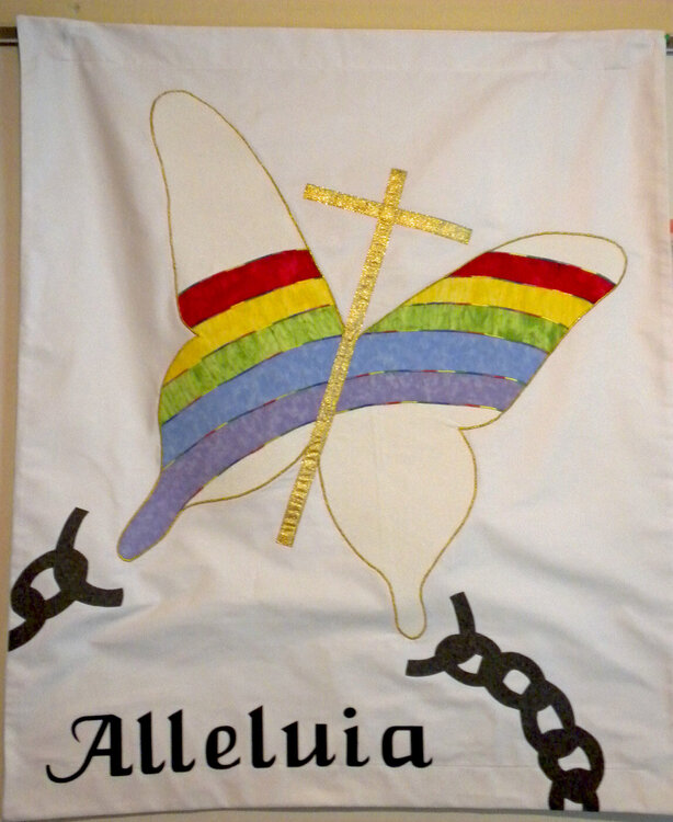 Easter banner for church in Africa