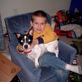 My son and our dog