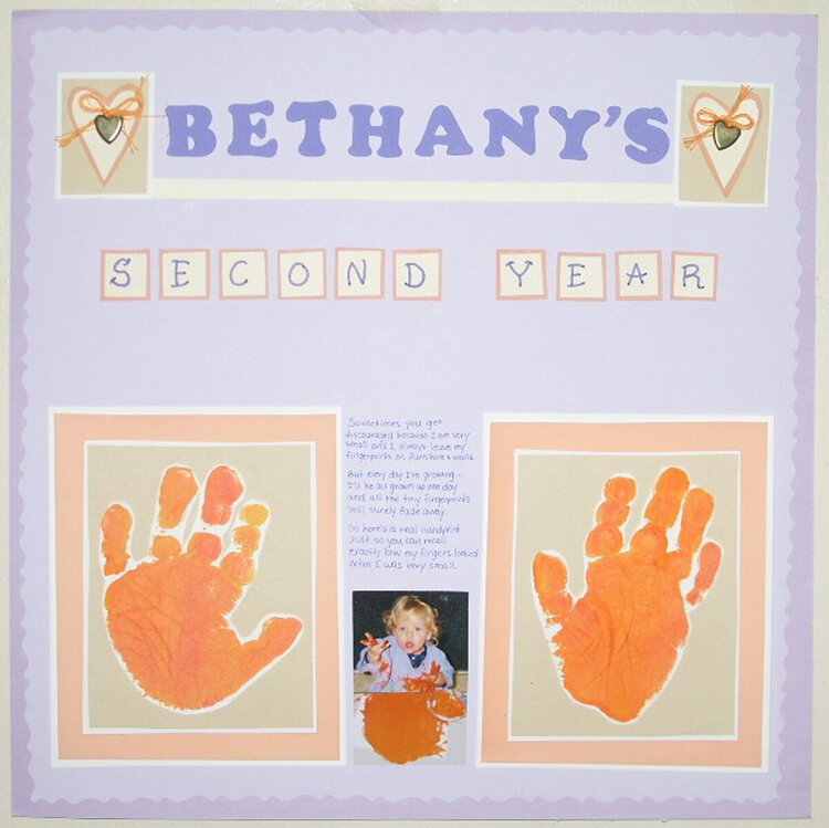 Bethany&#039;s Second Year