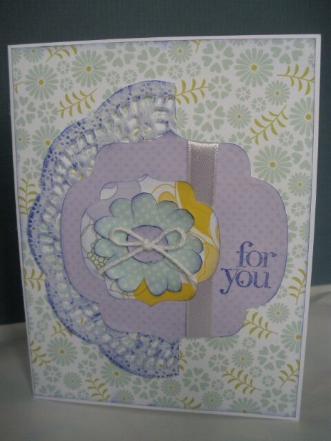 Lavender and Lace For You Card