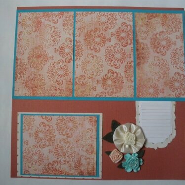 Floral One-Page Layout