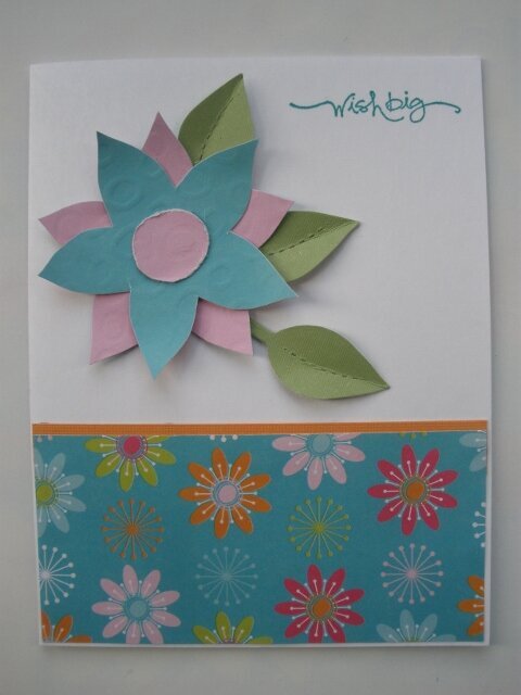 Lively Flowers Birthday Card