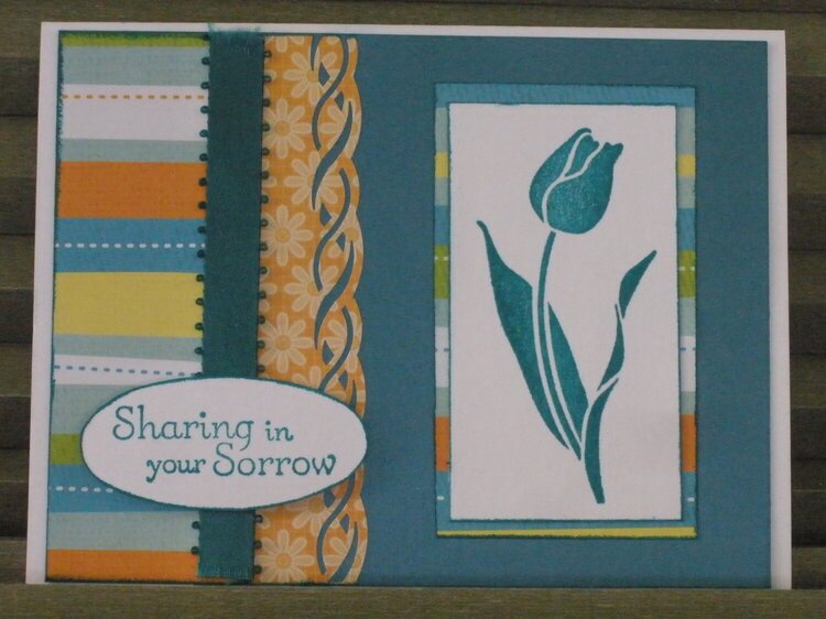 Tulip Sympathy Card