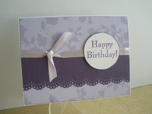 Happy Birthday in Purples