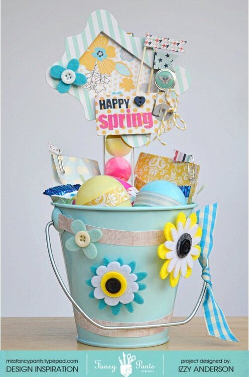 Altered Easter Bucket
