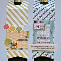 Holiday Wine Tags