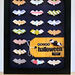 Going Batty: Altered Halloween Frame