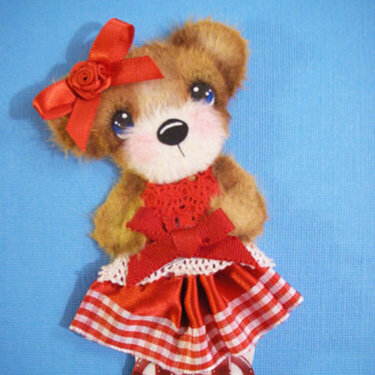 Lil Red Dress Tear Bear