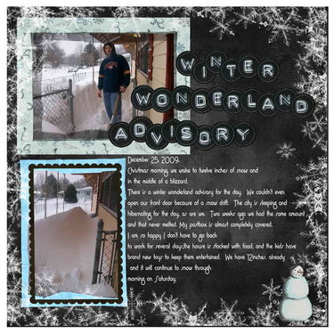 Winter Wonderland Advisory