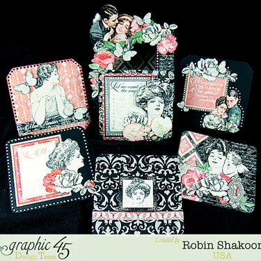 Mon Amour Mixed Media Box with Cards