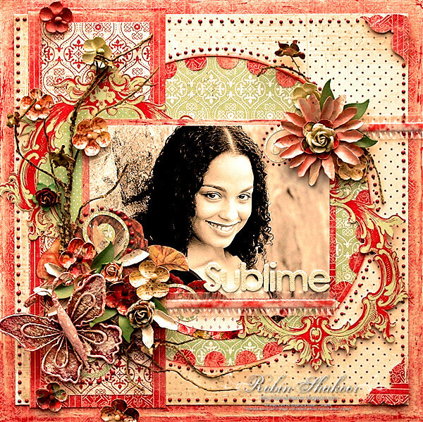 Sublime *Scrap That! October Bella Rosa Kit *