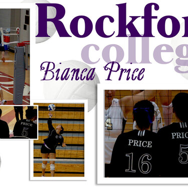 My Daughter College Volleyball