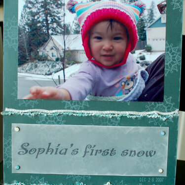 Sophia&#039;s First Snow