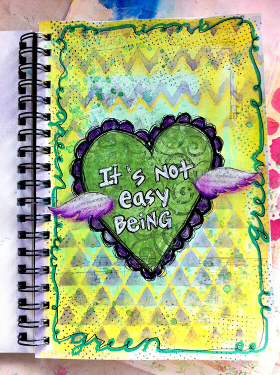 Art Journal: It&#039;s Not Easy Being Green