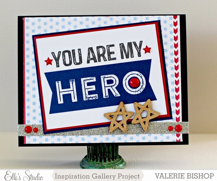 Card - You are my Hero **Elle&#039;s Studio**
