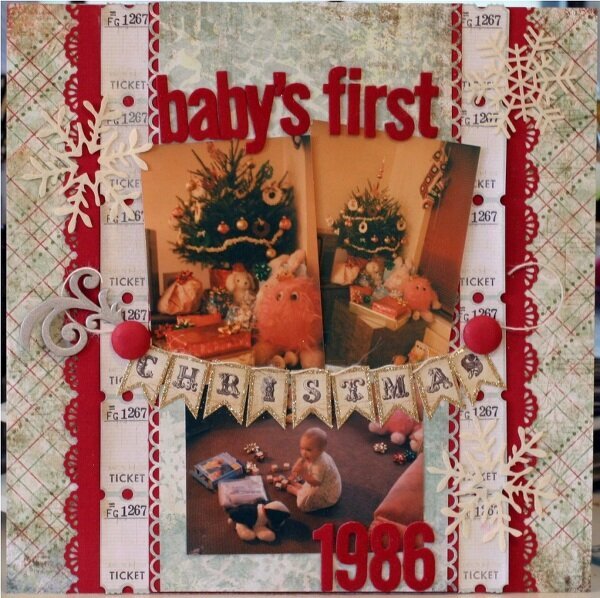 baby&#039;s first Christmas *I2S Nov/Dec kit*