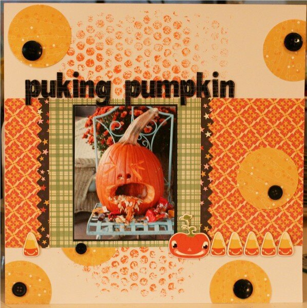 Puking Pumpkin - Cosmo Cricket