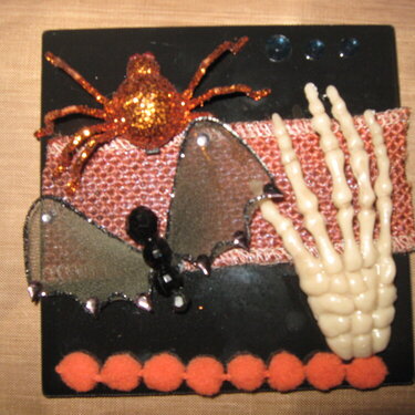 Halloween ceramic tile for swap