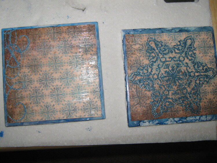 Tile Coasters for swap