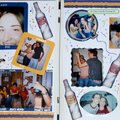 College Scrapbook p11&12, Party