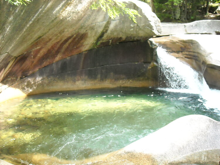 The Basin in Franconia Notch, New Hampshire