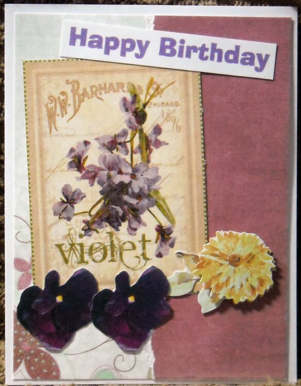 Happy Birthday (Violet)