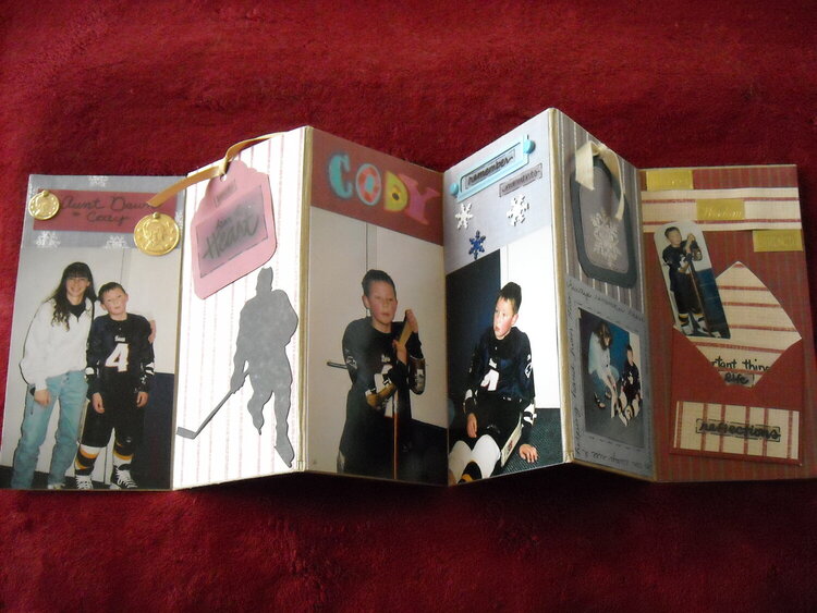 A Day On The Ice Accordian Album (Inside Back)