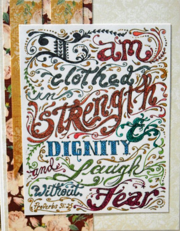 I am Clothed in Strength