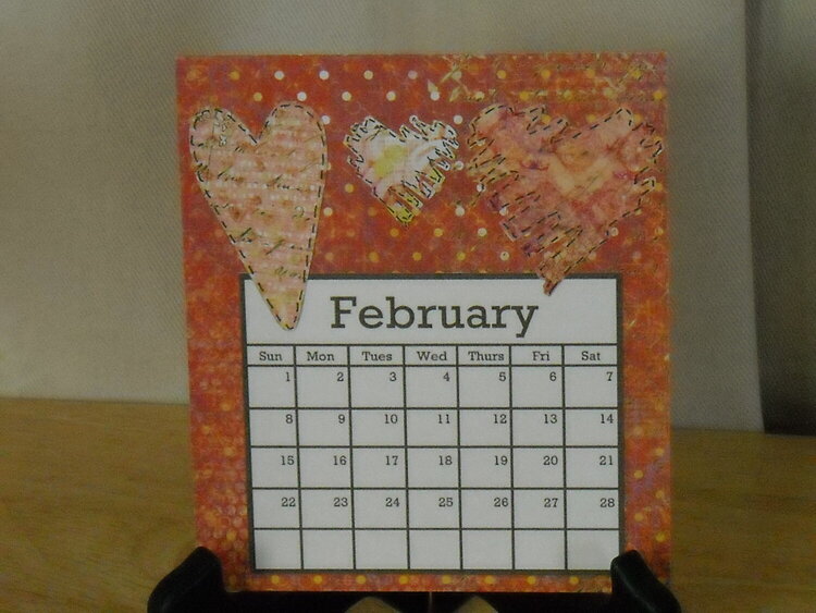 Desk Calendar February